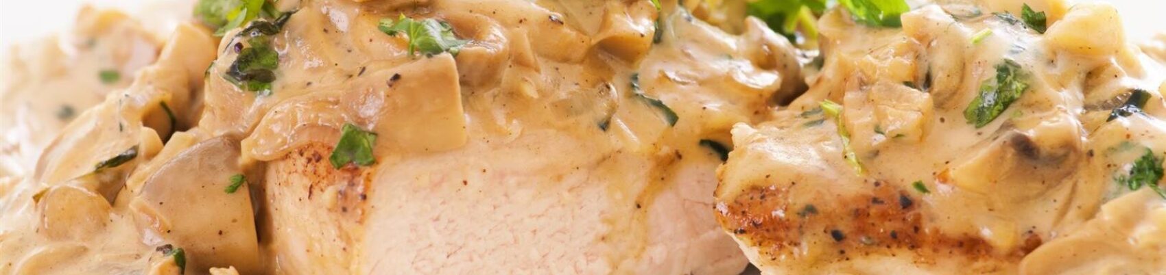 Pollak met oesterzwammen