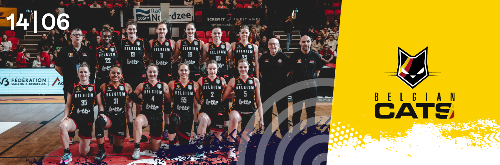 Volg de <br>Belgian Cats! 