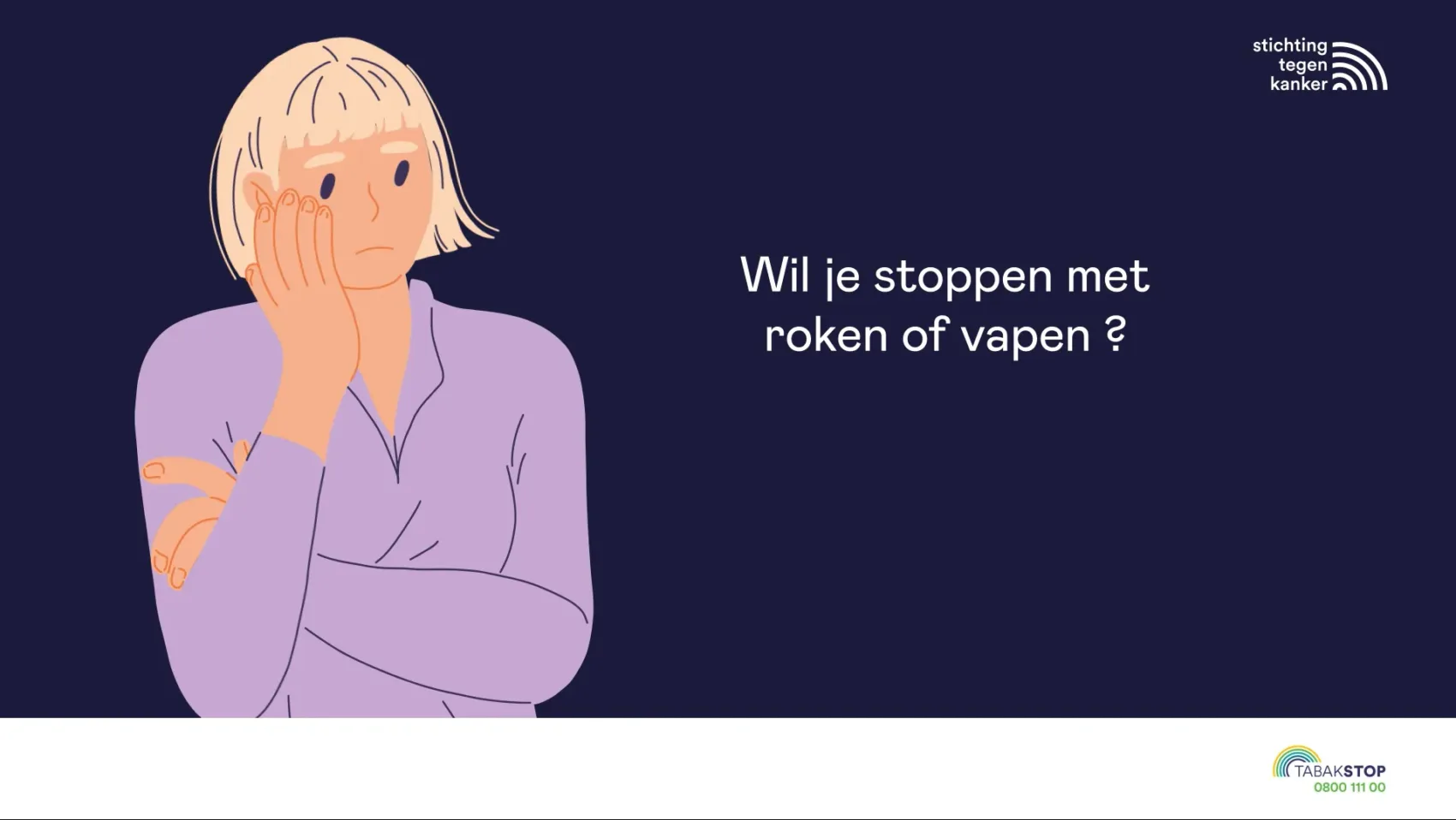 Tabakstop in 30 seconden