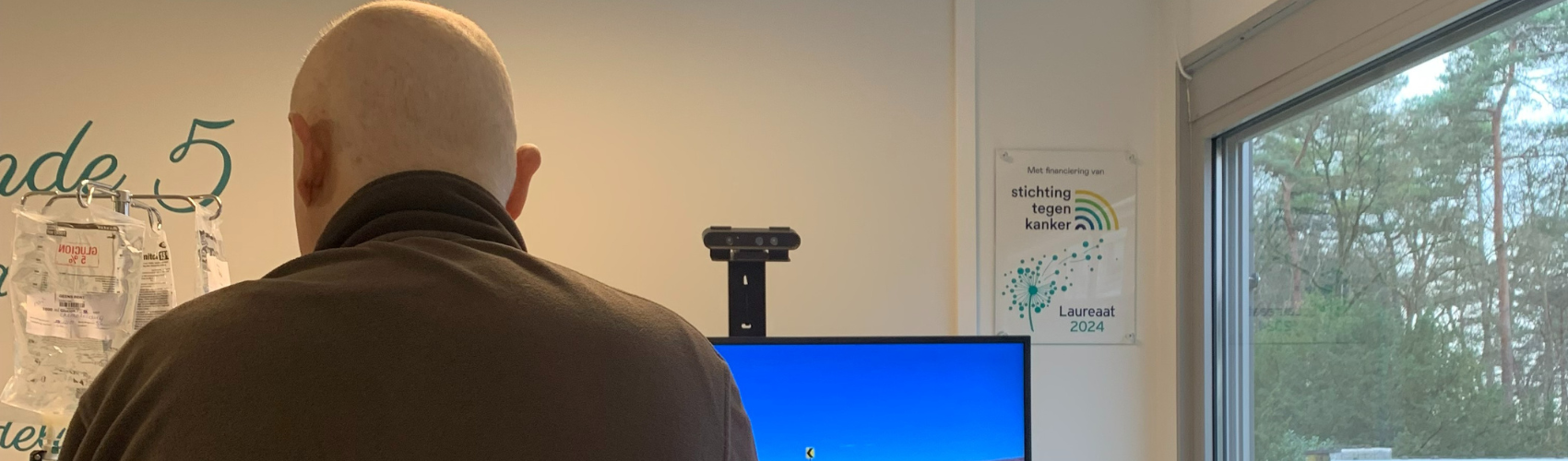 Virtueel fietsen tegen kanker 